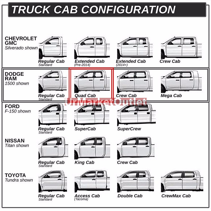 90 Bend End Metal Running Board Nerf Bar For 09-18 Ram/19+ Classic Extended Cab