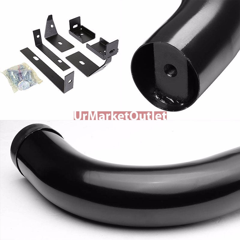 90 Bend End Black Running Board Nerf Bar For 03-08 Nissan Murano (Z50)