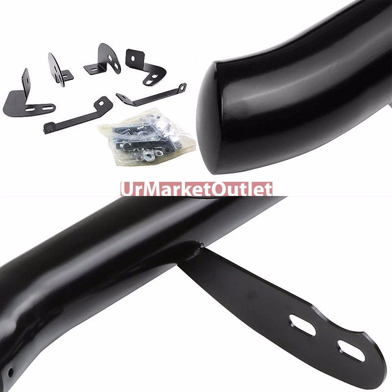 Curved End Black Running Board Nerf Bar For 01-07 Highlander/04-06 Lexus RX330
