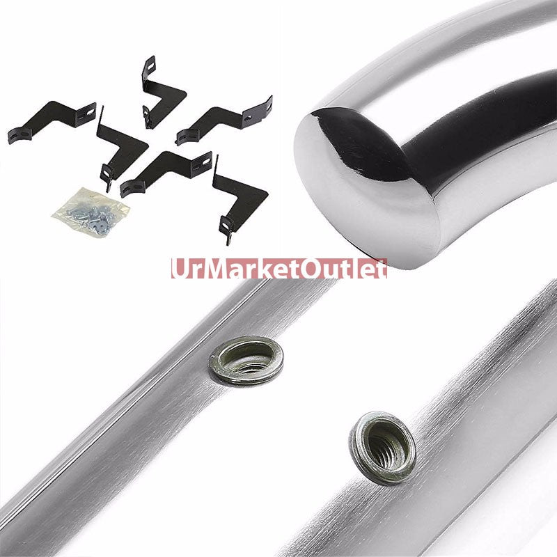 Curved End Metal Running Board Nerf Bar For 07-21 Tundra XK50 Extended Cab