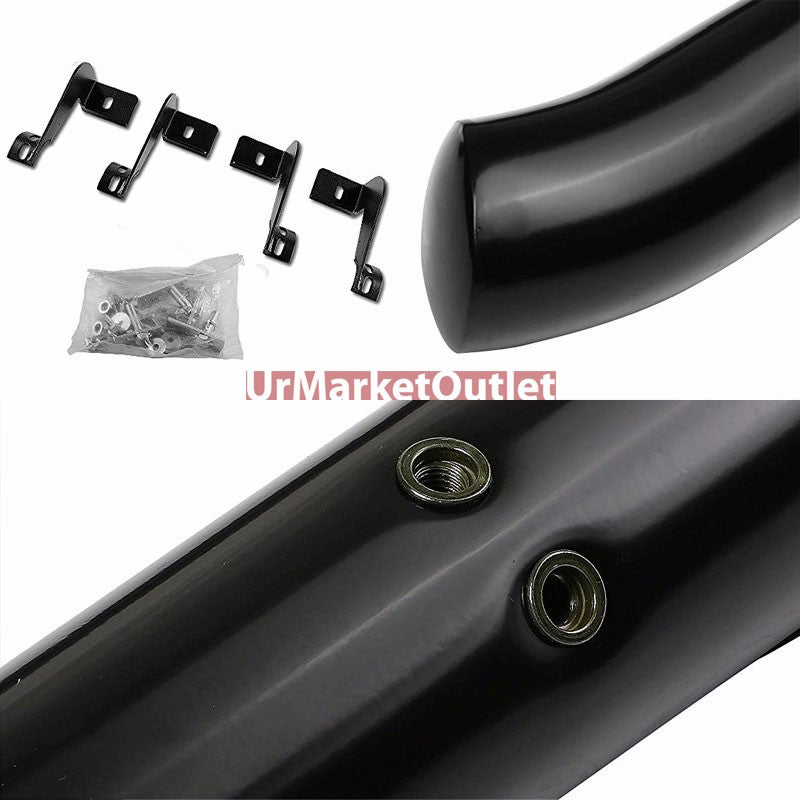 Curved End Black Running Board Nerf Bar For 13-18 Toyota RAV4 (XA40)