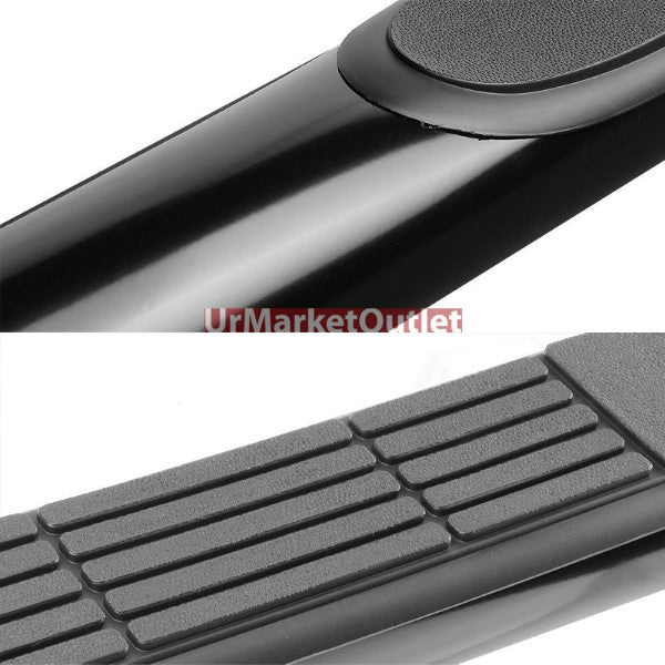 Curved End Black Running Board Nerf Bar For 13-20 Nissan Pathfinder (R52)