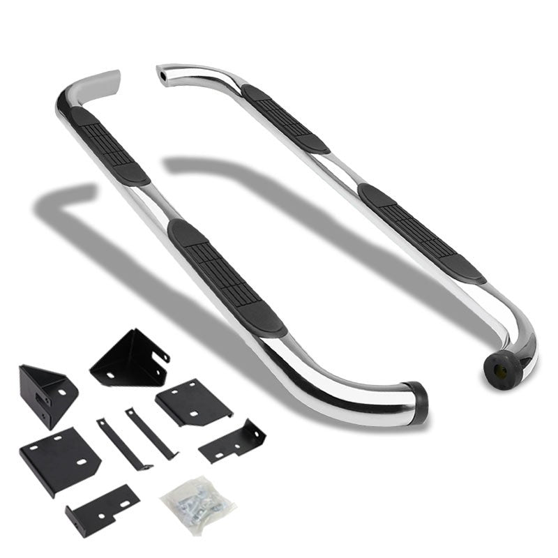 90 Bend End Metal Running Board Nerf Bar For 98-11 Ford Ranger Extended Cab