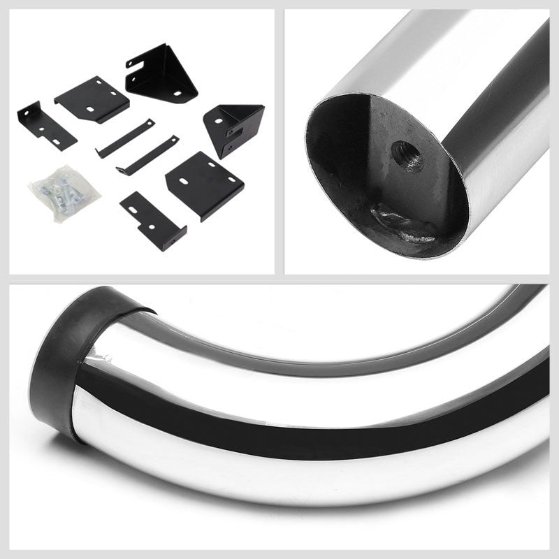 90 Bend End Metal Running Board Nerf Bar For 98-11 Ford Ranger Extended Cab