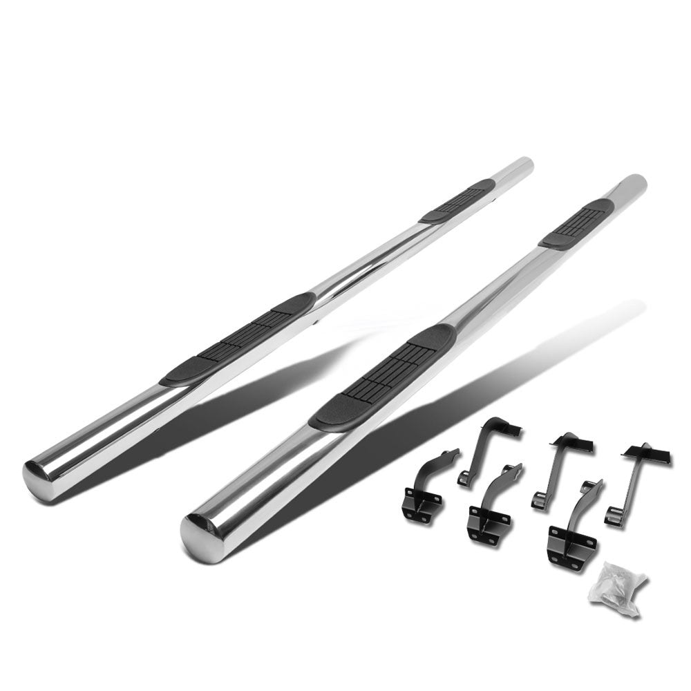 Straight Tubular Metal Running Board Nerf Bar For 15+ F150 P552 P702 Crew Cab