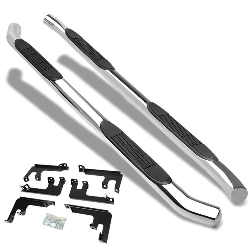 Curved End Metal Running Board Nerf Bar For 16-22 Honda Pilot (YF5/6 3rd Gen)