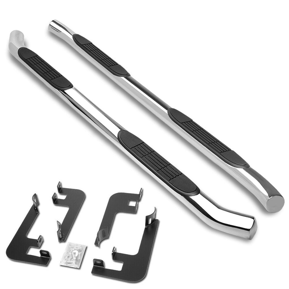 Curved End Metal Running Board Nerf Bar For 14-20 Acura MDX (YD3 3rd Gen)