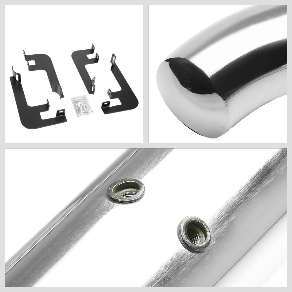 Curved End Metal Running Board Nerf Bar For 14-20 Acura MDX (YD3 3rd Gen)
