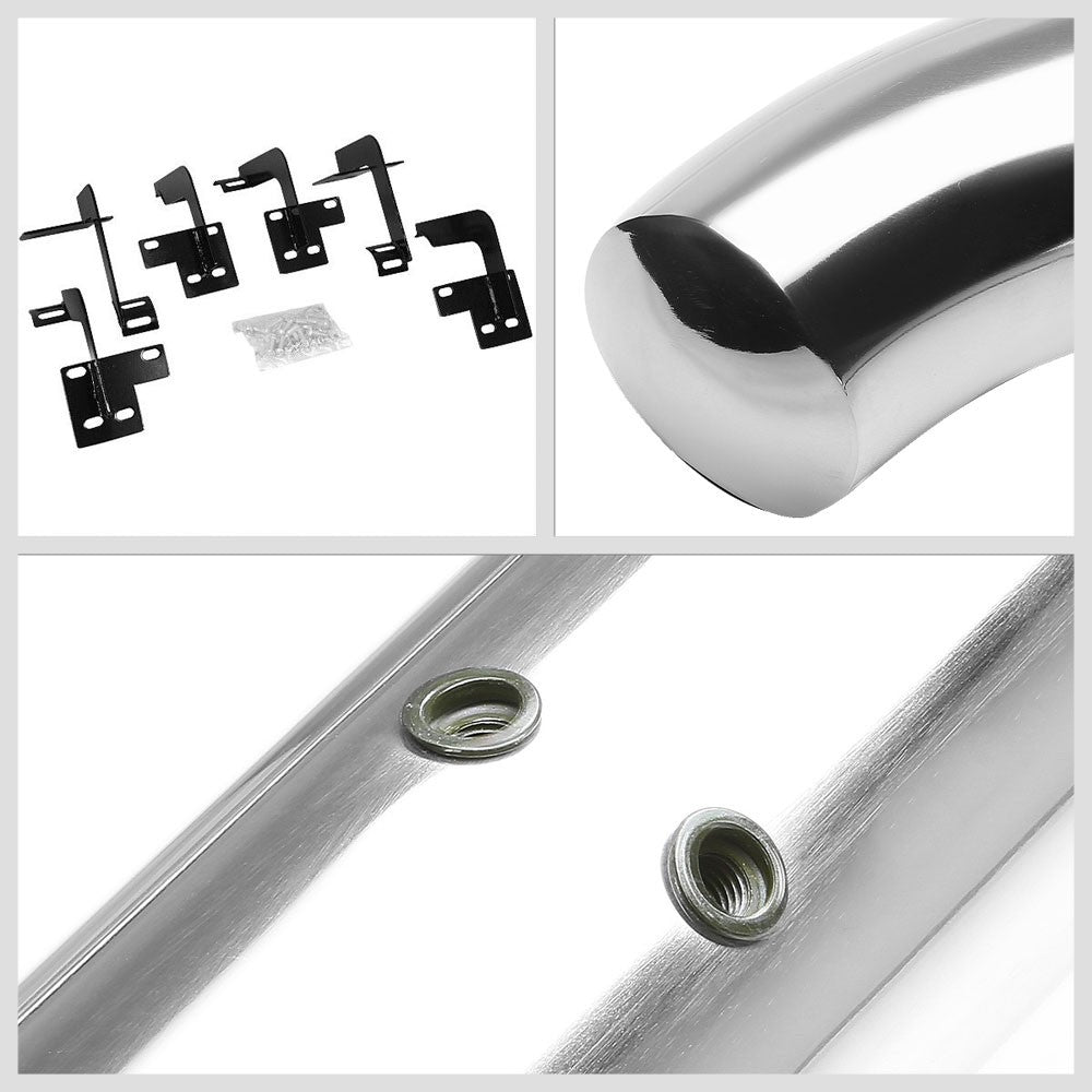 Curved End Metal Running Board Nerf Bar For 19+ Ram 1500 DT Gen Extended Cab