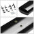 Straight Design Black Running Board Nerf Bar For 04-12 GMC Canyon Standard Cab