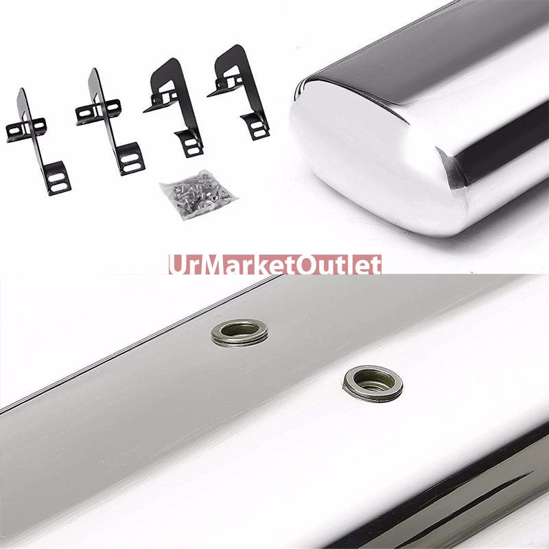 Straight Design Metal Running Board Nerf Bar For 04-14 Ford F-150 Extended Cab