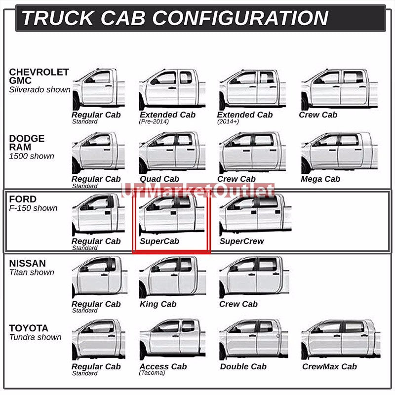 Straight Design Metal Running Board Nerf Bar For 04-14 Ford F-150 Extended Cab