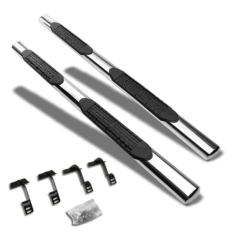 Straight Design Metal Running Board Nerf Bar For 15+ Ford F-150 Extended Cab