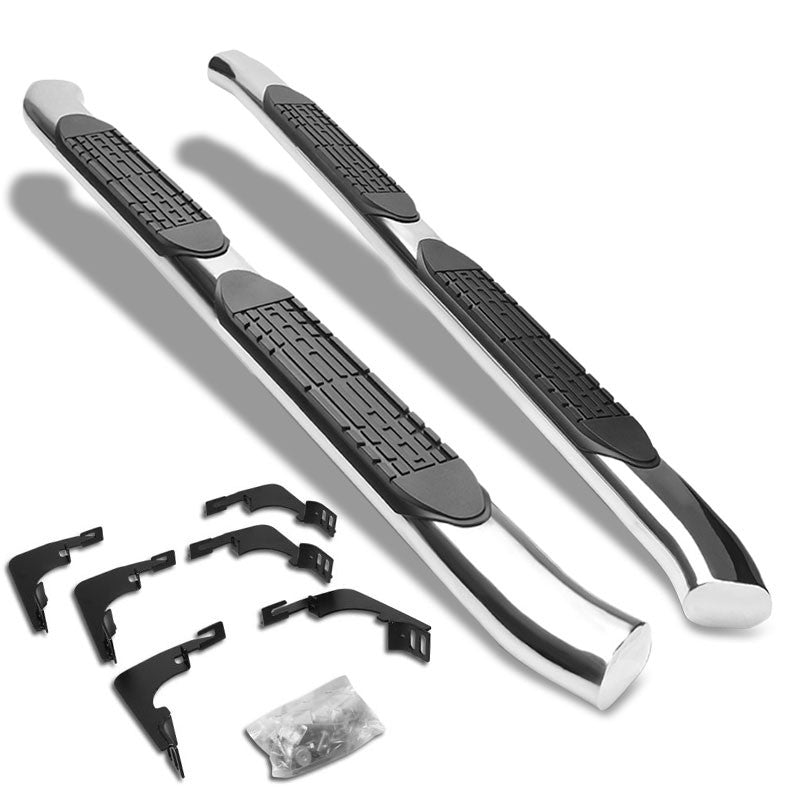 Curved End Oval Metal Running Board Nerf Bar For 15+ Colorado RG Extended Cab