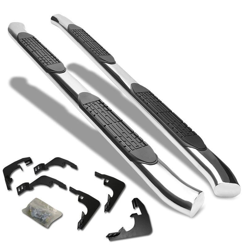 Curved End Oval Metal Running Board Nerf Bar For 15+ Colorado/Canyon Crew Cab