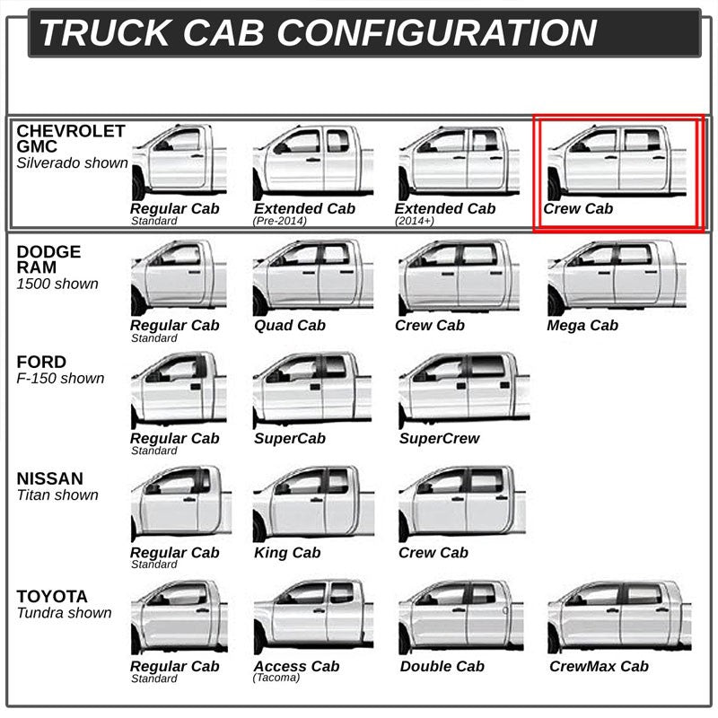 Curved Oval Black Running Board Nerf Bar For 99-14 Silverado GMT800/900 Crew Cab