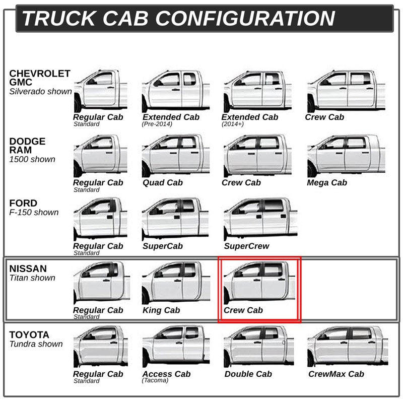 Curved End Oval Black Running Board Nerf Bar For 04-15 Nissan Titan A60 Crew Cab