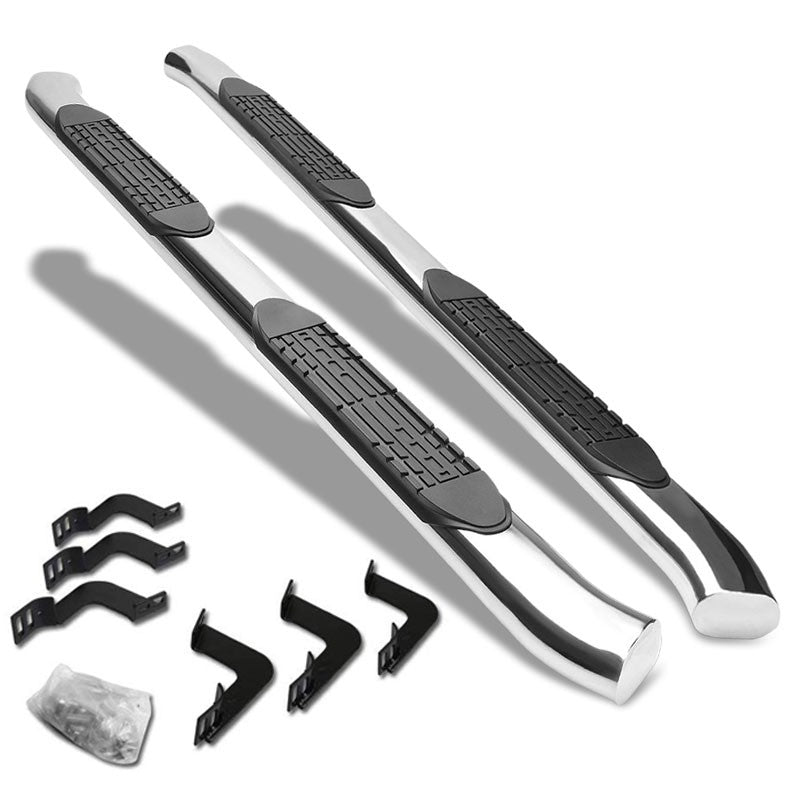 Curved End Oval Metal Running Board Nerf Bar For 07-21 Tundra XK50 Crew Cab