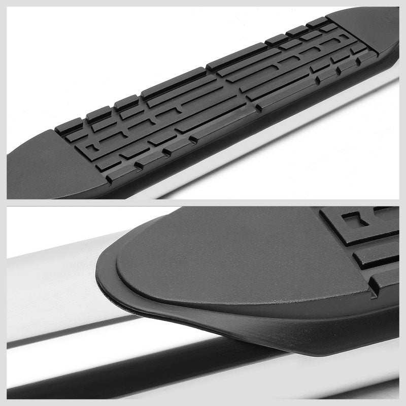 Curved End Oval Metal Running Board Nerf Bar For 07-21 Tundra XK50 Crew Cab