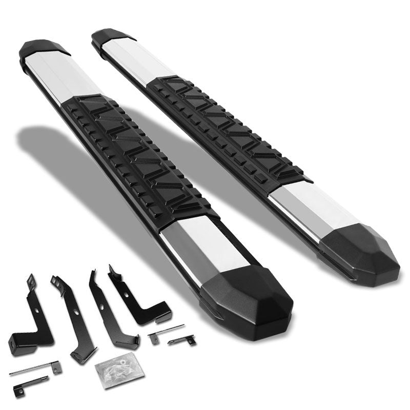 Extruded Trapezoid Metal Running Board Nerf Bar For 02-08 Ram 1500 Standard Cab