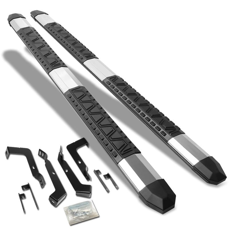 Extruded Trapezoid Metal Running Board Nerf Bar For 02-08 Ram 1500 Crew Cab