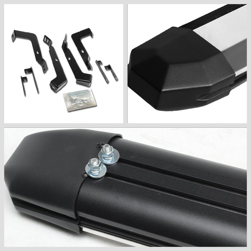 Extruded Trapezoid Metal Running Board Nerf Bar For 02-08 Ram 1500 Crew Cab