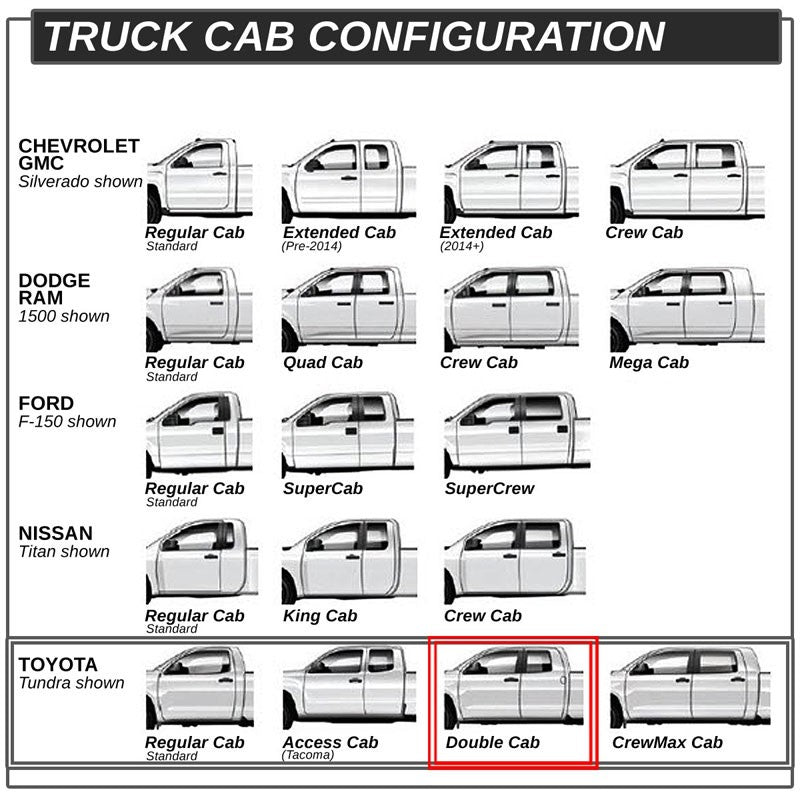 Extruded Trapezoid Metal Running Board Nerf Bar For 07-21 Tundra XK50 Crew Cab