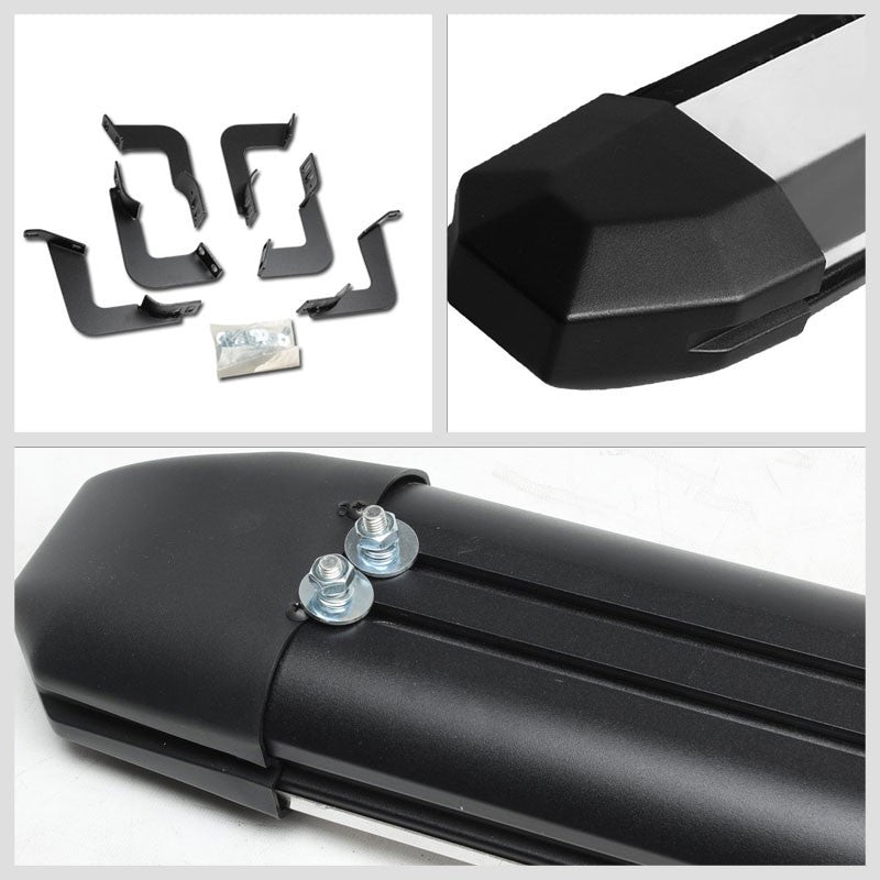 Extruded Trapezoid Metal Running Board Nerf Bar For 07-21 Tundra XK50 Crew Cab