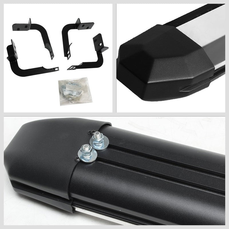 Extruded Trapezoid Metal Running Board Nerf Bar For 09+ Ram 1500 Standard Cab
