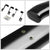 Oval Tubular Black Running Board Nerf Bar For 09+ Dodge Ram 1500 Standard Cab