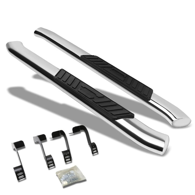 Oval Tubular Metal Running Board Nerf Bar For 09+ Dodge Ram 1500 Standard Cab