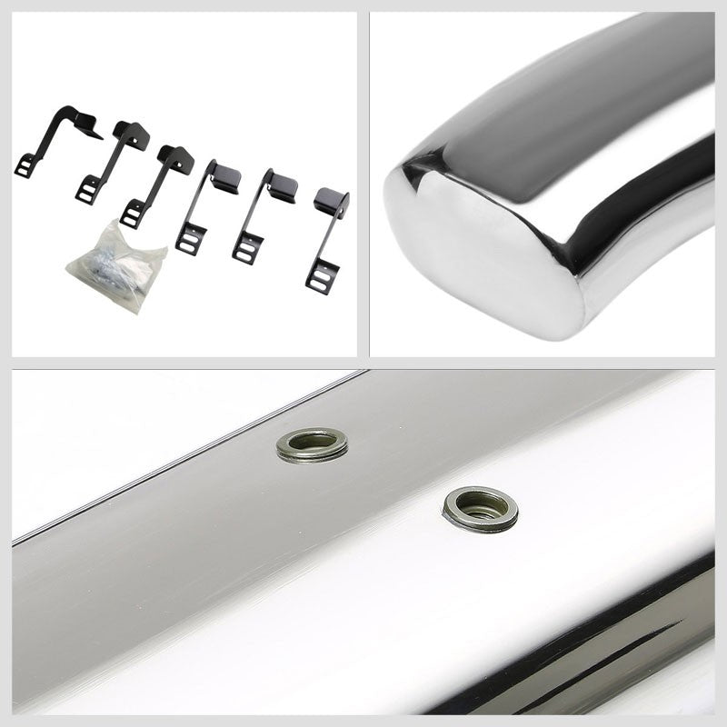 Oval Tubular Metal Running Board Nerf Bar For 09-18 Ram/19+ Classic Extended Cab