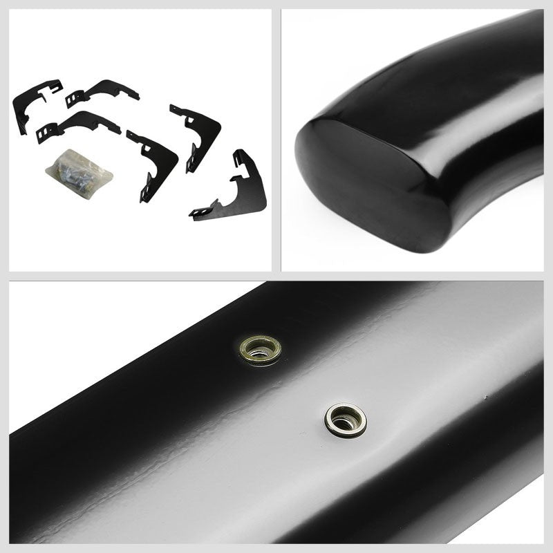 Oval Tubular Black Running Board Nerf Bar For 15+ Colorado/Canyon (RG) Crew Cab