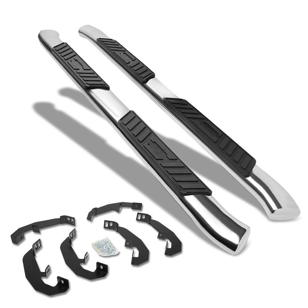Oval Tubular Metal Running Board Nerf Bar For 19+ Silverado T1XX Extended Cab