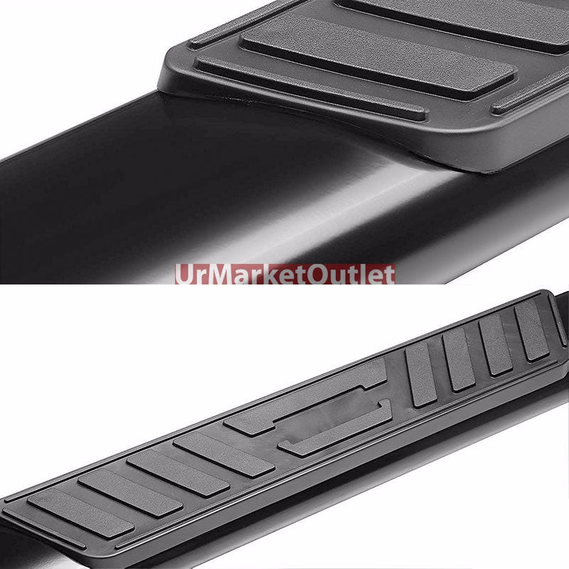 Straight Oval Black Running Board Nerf Bar For 01-03 Ford F-150 PN-96 Crew Cab