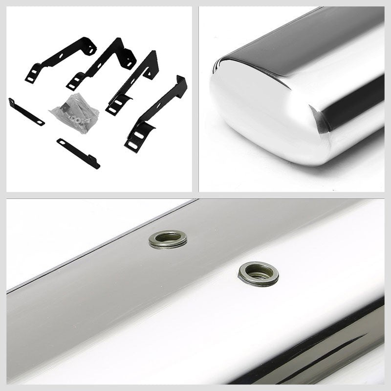 Straight Tubular Metal Running Board Nerf Bar For 02-08 Ram 1500 Standard Cab