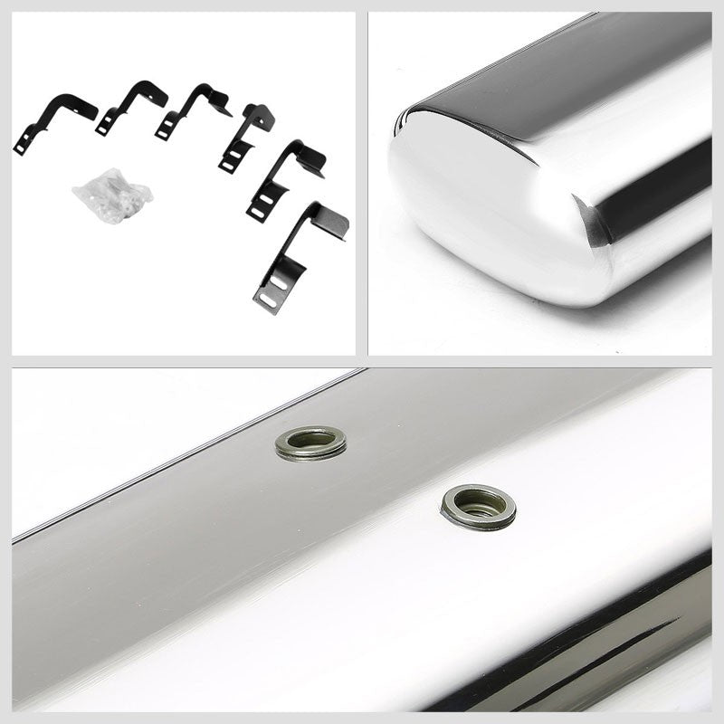 Straight Oval Tubular Metal Running Board Nerf Bar For 09-18 Ram 1500 Crew Cab