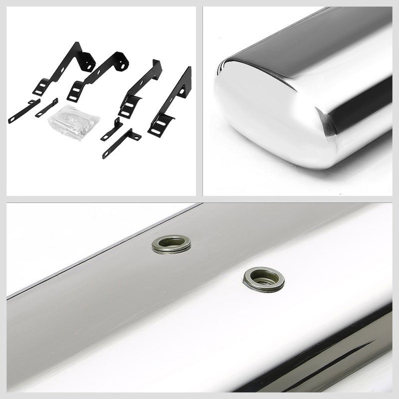 Straight Tubular Metal Running Board Nerf Bar For 02-08 Ram 1500 Extended Cab