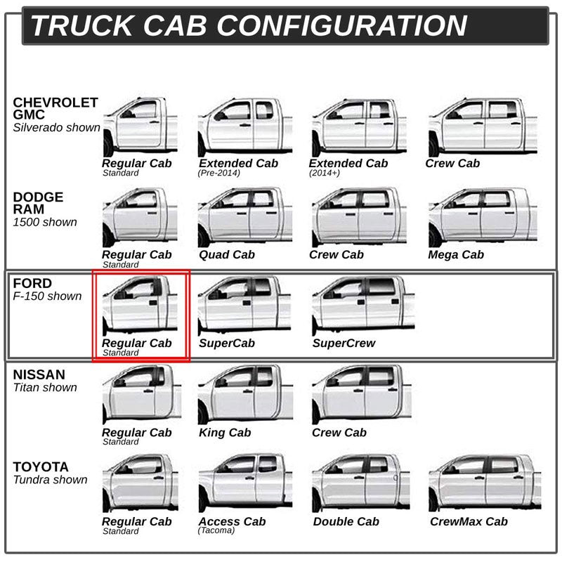 Straight Oval Tubular Metal Running Board Nerf Bar For 04-14 F-150 Standard Cab