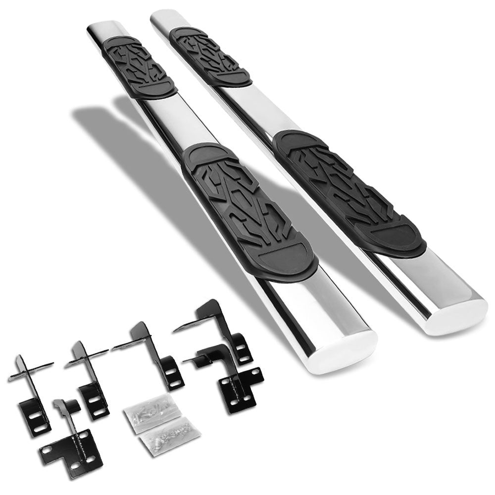 Straight Oval Tubular Metal Running Board Nerf Bar For 19+ Ram 1500 Extended Cab