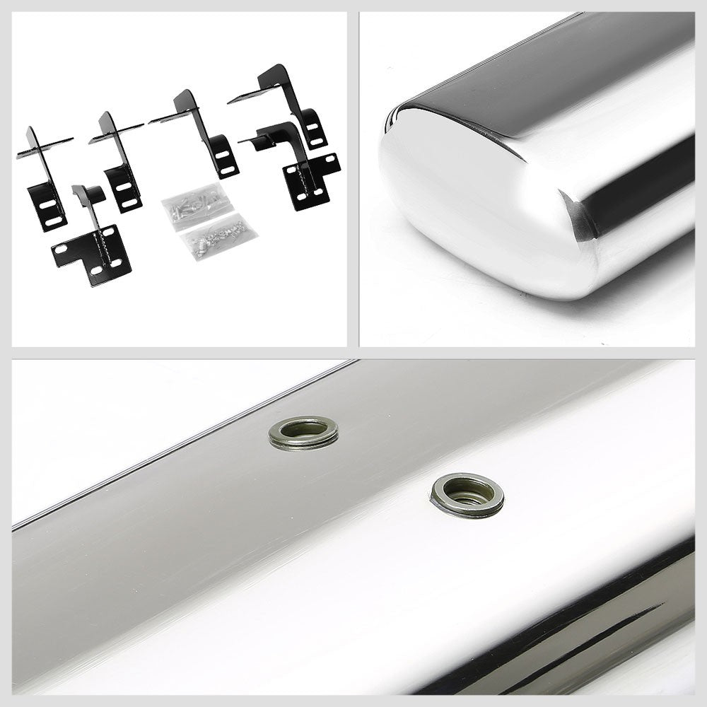 Straight Oval Tubular Metal Running Board Nerf Bar For 19+ Ram 1500 Extended Cab