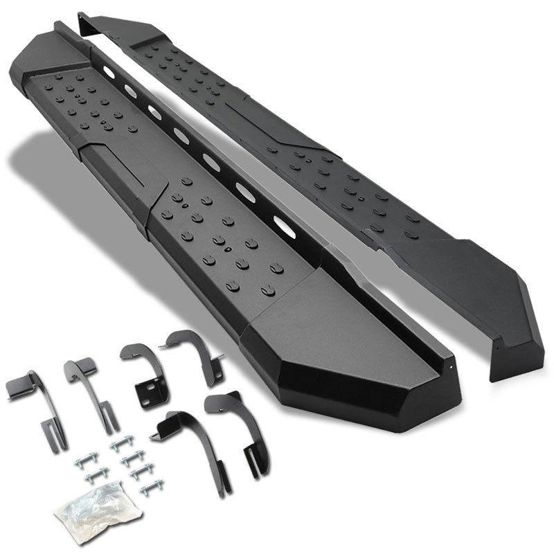 Industrial Black Running Board Nerf Bar For 09-18 Ram/19+ Classic Extended Cab