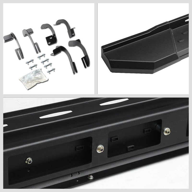 Industrial Black Running Board Nerf Bar For 09-18 Ram/19+ Classic Extended Cab