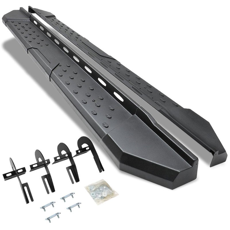 Industrial Black Running Board Nerf Bar For 09-14 Ford F-150 P415 Gen Crew Cab