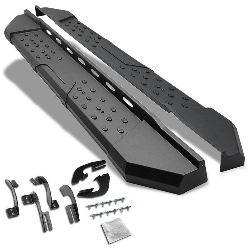 Industrial Black Running Board Nerf Bar For 05-22 Toyota Tacoma Extended Cab