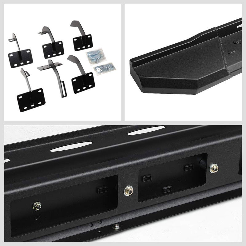 Industrial Black Running Board Nerf Bar For 19+ Ram 1500 DT Gen Crew Cab