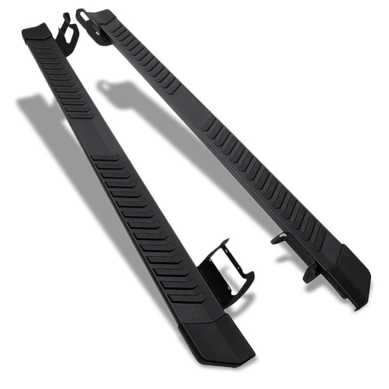 Flat Board Stripe Pad Black Alu Running Board Nerf Bar For 15+ F150 Crew Cab