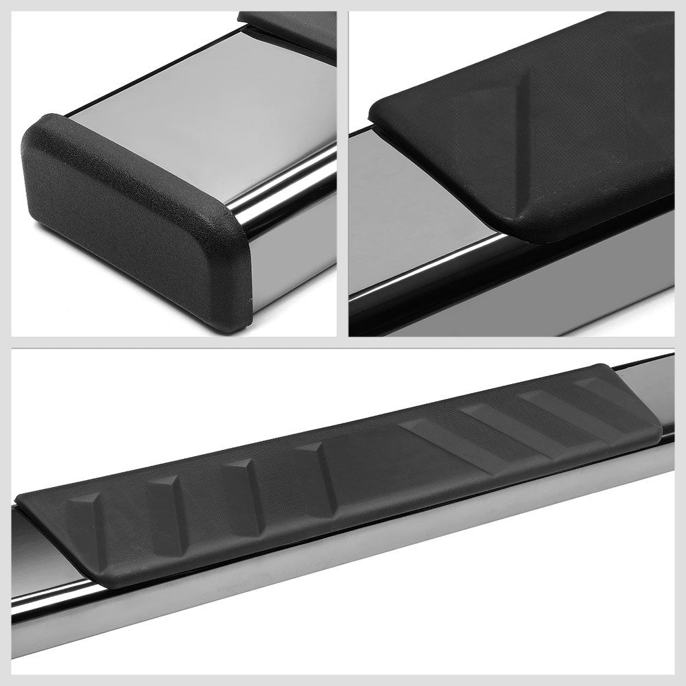 OE Style Black Running Board Nerf Bar For 07-18 Silverado 1500 Extended Cab