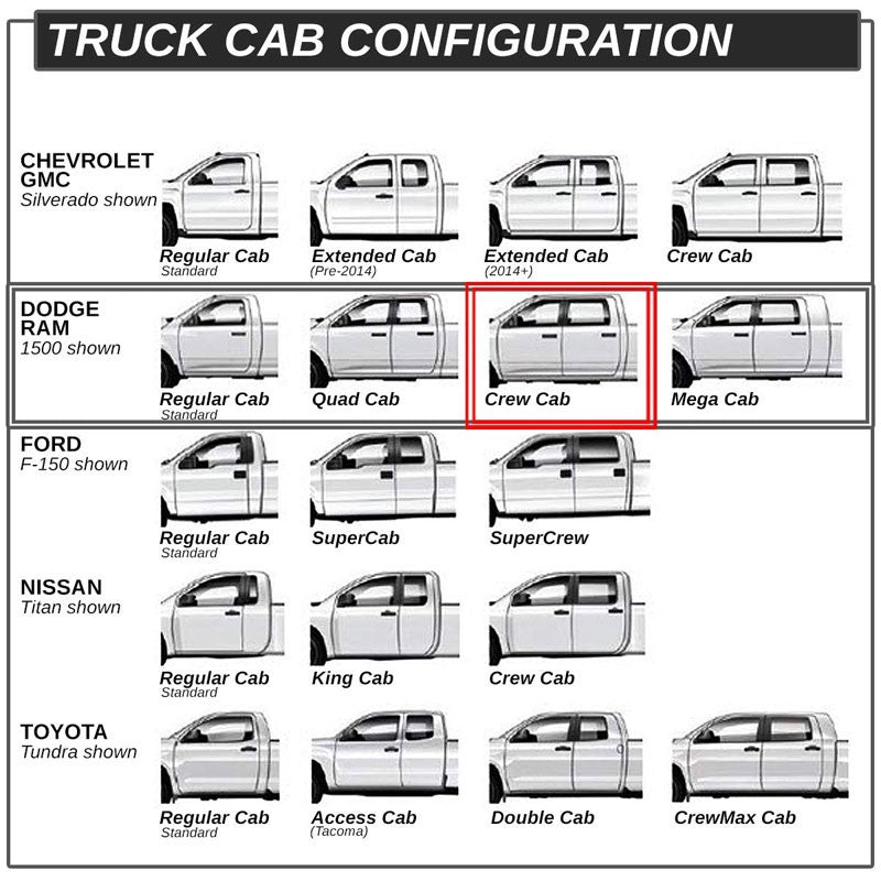 Extruded Flat Metal Running Board Nerf Bar For 09-18 Ram/19+ Classic Crew Cab