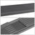 Flat/5.25 Cap Black Running Board Nerf Bar For 19+ Silverado/Sierra Crew Cab